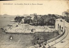 CPA Marseille La Corniche Pont de la Fausse Monnaie 