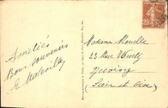 CPA Marseille Le Port St Jean et la Cathedrale vus du Pharo 