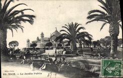 CPA Nice Le Jardin Public 