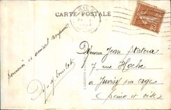 CPA Cote d'Azur a vol d'aeroplane de Nice a Menton 