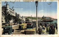 CPA Nice Le Palais de la Mediterranee et Promenade des Anglais 