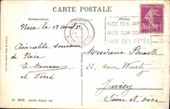 CPA Nice Jardin Albert 