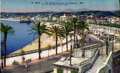 CPA Nice Vue generale prise du Chateau 