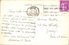 CPA Nice Baie des Anges entre les fleurs 