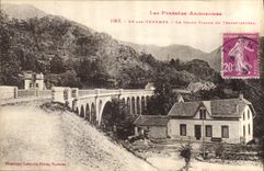 CPA Aix les Thermes Le Grand Viaduc du Transportation 
