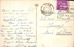 CPA Nice Coucher de Soleil 