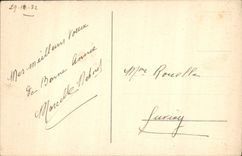 CPA Bonne Annee Oiseaux