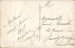 CPA Bonne Annee Fleurs