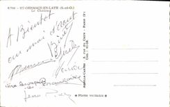 CPA St Germain en Laye S et O Le Chateau 