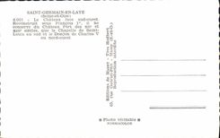 CPA Saint Germain en Laye Seine et Oise Le Chateau face sud ouest 