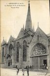 CPA Guingamp C du N La Basilique ND de Bon Secours Facade Nord 