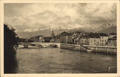 CPA Les Alpes Grenoble L'Isere et la Chaine des Alpes 