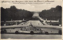 CPA Paris et ses Environs Versailles Le Bassin de Latone et le Tapis Vert 