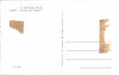 CPA Le Boulo PO Entree de l'Eglise 
