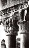 CPA Elne Pyrenees Orientales Detail des Colonnes La Creation de la Femme 