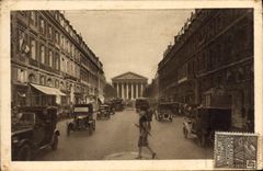 CPA Les Petits Tableaux de Paris La rue Royale et la Madeleine 