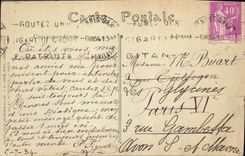 CPA Coutumes Moeurs et Costumes Bretons Vieillard de Plougastel Finistere 