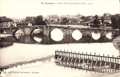CPA Limoges Vieux Pont Saint Martial 