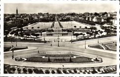 CPA Limoges Hte V Vue generale sur les Jardins de la Gare 