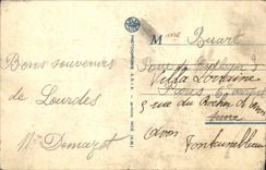 CPA Lourdes La Basilique et le Gave 