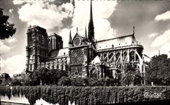 CPA Paris Notre Dame et Rosace Sud 