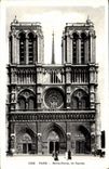 CPA Paris Notre Dame la facade 