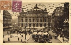 CPA Les Petits Tableaux de Paris La Place de l'Opera 