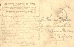 CPA Les Petits Tableaux de Paris La Place de l'Opera 