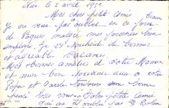 CPA Heureuses Paques 