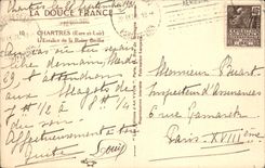 CPA Chartres Eure et Loir L'Escalier de la Reine Berthe 