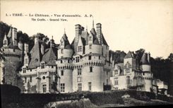 CPA Usse Le Chateau Vue d'ensemble 
