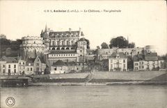 CPA Amboise L et L Le Chateau Vue generale 