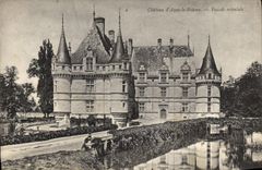 CPA Chateau d'Azay le Rideau Facade orientale 