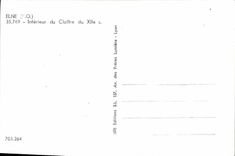 CPA Elne PO Interieur du Cloitre du XII 