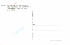 CPA Saint Remy dans le fond Les Alpilles