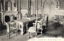 CPA Arras L'Hotel de Ville Salle des Mariages 