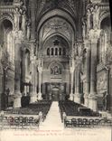 CPA Interieur de la Basilique de ND de Fourviere Vue de l'Entree Lyon