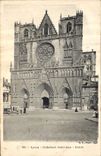CPA Lyon Cathedrale Saint Jean Entree 