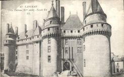 CPA Langeais Le Chateau Facade Est 