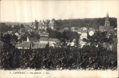 CPA Langeais Vue generale 