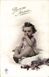 CPA Bonne Annee Enfant