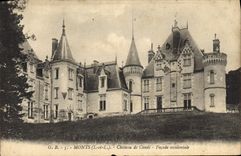CPA Monts L et L Chateau de Cande Facade occidentale 