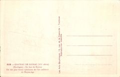 CPA Chateau de Fayrac Dordogne En face de Beynac 