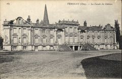 CPA Versigny Oise La Facade du Chateau 