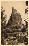 CPA Le Puy La chapelle et le rocher St Michel d'Aiguilles 