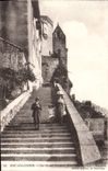 CPA Roc Amadour Le Grand Escalier 
