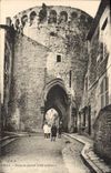 CPA Dinan Porte du Jerrual cote exterieur 