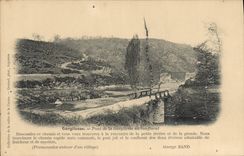 CPA Gargilesse Pont de la Gargilesse au confluent 