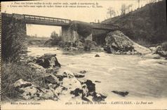 CPA Les Bords e la Creuse Gargilesse Le Pont noir 