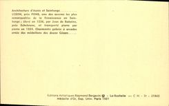 CPA Architecture d'Aunis et Saintonage Usson pres Pons 